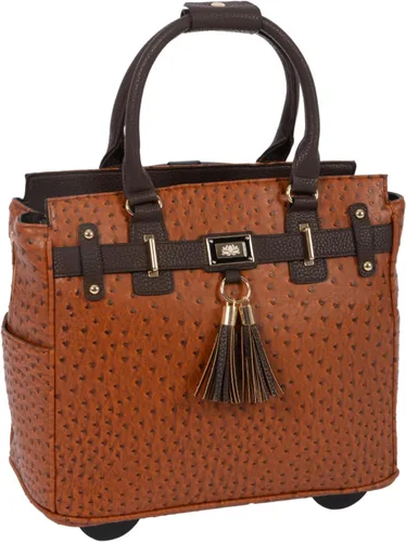 Vista 15 de JKM & Company Rolling Laptop Bag for Women Designer Wheeled Briefcase Fits 13-17" Laptops Office Travel Computer Case