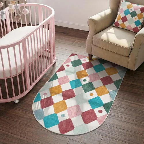 Vista 71 de jinchan Alfombra a rayas de 2 x 3 para entrada, alfombra de cocina, tapete pequeño, antideslizante, ligero, de bajo perfil, decoración para entrada