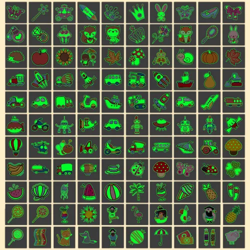 Vista 4 de Partywind 204 estilos de tatuajes temporales luminosos para niños, suministros de fiesta brillantes, regalos para bolsas de regalos, divertidas