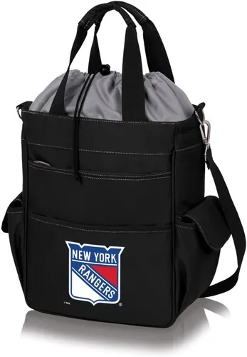 Vista 30 de PICNIC TIME NHL - Bolsa de mano unisex para adultos NHL Activo Negro con detalles grises.