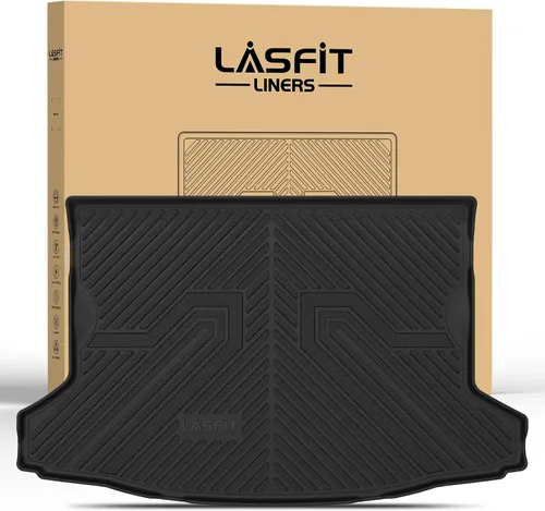 Vista 13 de LASFIT Alfombrillas para automóvil, para todo tipo de clima, elastómero termoplástico personalizable, accesorios para piso y carga de maletero