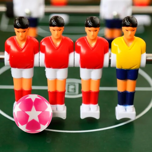 Vista 7 de BQSPT - Pelotas de futbolín de 1.28 pulgadas (1.260 in), pelotas de fútbol de repuesto, 16 unidades, futbolín multicolor, oficial, mini pelota