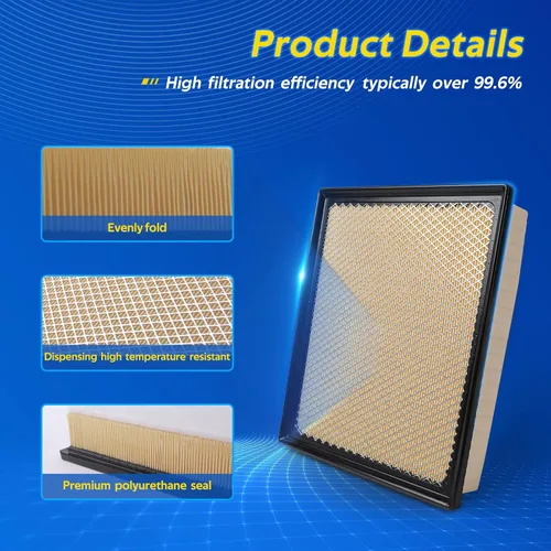 Vista 4 de Filtro de aire de motor para CA11895, se adapta a Tacoma 3.5L 2016-2022, Tundra 5.7L 2013-2021, Tundra 4.6L 2013-2019, Sequoia 5.7L 2014-2022