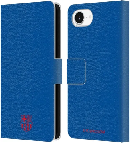 Vista 97 de Head Case Designs Funda de piel con licencia oficial del FC Barcelona Barca Crest Patterns, tipo cartera, compatible con Apple iPhone 11