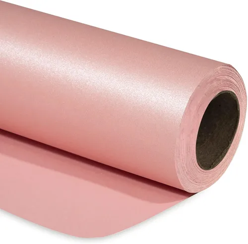 Vista 33 de RUSPEPA Papel de regalo negro mate, color liso perlado, papel lustre perfecto para bodas, cumpleaños, Navidad, baby shower, 17 pulgadas x 32.8 pies