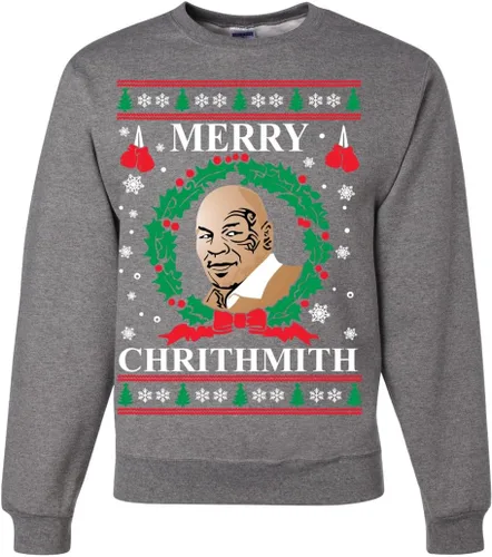 Vista 28 de Merry Chrithmith Ugly Christmas Sweater Unisex Crewneck Graphic Sweatshirt Negro Bitcheth