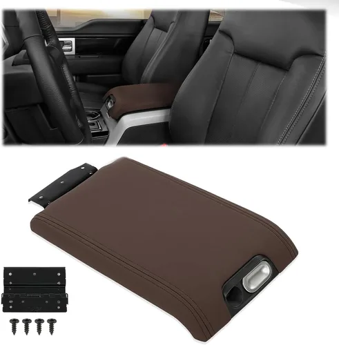 Vista 12 de G-PLUS Kit de reparación de reposabrazos de tapa de consola central, compatible con Chevy Trailblazer GMC Envoy Isuzu Ascender Buick Rainier Beige