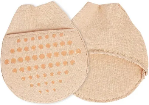 Vista 3 de EXCEART 2 pares de almohadillas para el antepié para mujer, calcetines invisibles sin costuras, calcetines invisibles sin almohadillas para zapatos