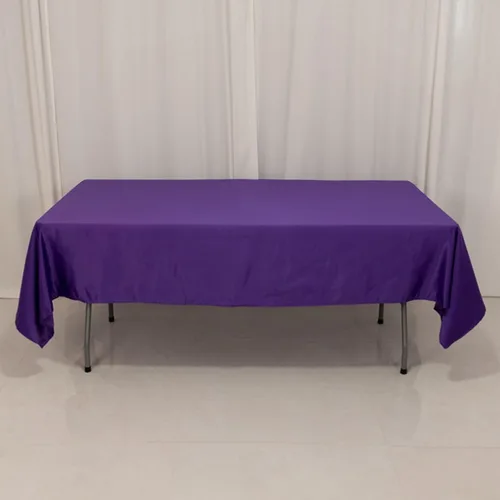 Vista 36 de Efavormart - Mantel rectangular de satén sin costuras, color azul polvoriento, 60 x 126 pulgadas Azul empolvado