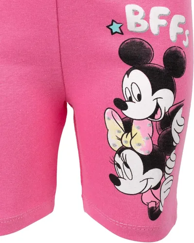 Vista 5 de Disney Minnie Mouse Mickey Mouse - Camiseta corta con diseño de nudo para niñas