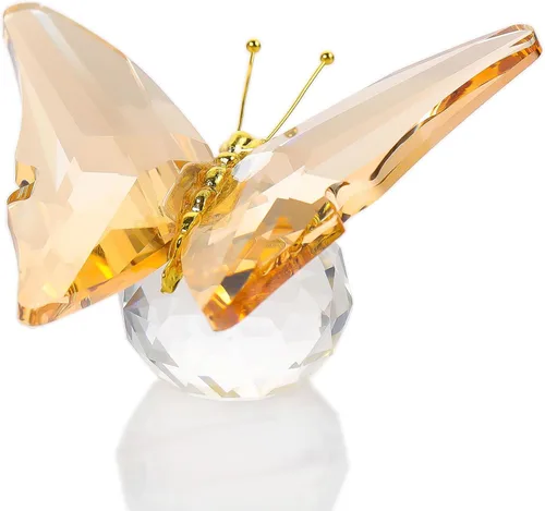 Vista 11 de Movdyka Mariposa de Cristal para Mamá Mujeres Mariposa de Metal Decoración de Habitación Colección Figurina Mariposa de Vidrio Azul Artesanía