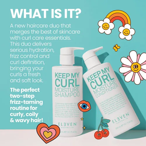 Vista 3 de ELEVEN AUSTRALIA Acondicionador de humedad Keep My Curl para reducir el encrespamiento y nutrir el cabello rizado y enrollado