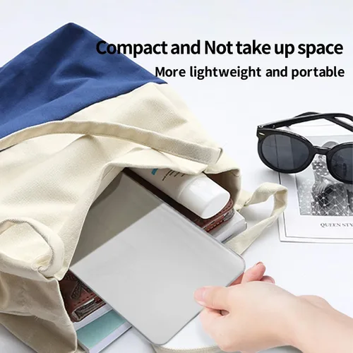 Vista 4 de Báscula de viaje para peso corporal, pequeña báscula portátil de peso corporal, báscula digital para espejo de baño, mini báscula electrónica