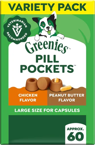 Vista 14 de Greenies Pill Pockets - Golosinas para perros de gran tamaño, sabor a queso