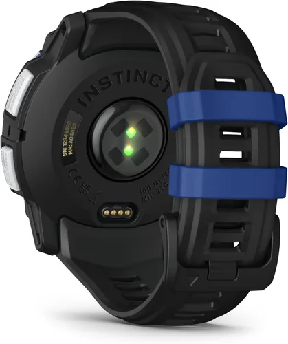 Vista 35 de Garmin Instinct® 3 45mm, pantalla AMOLED, reloj inteligente GPS resistente para exteriores, bisel reforzado con metal, linterna incorporada, hasta