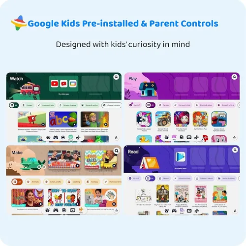 Vista 2 de COLORROOM Tablet Android 15 actualizada 2026, tableta para niños de 10 pulgadas, CPU Octa-Core, 10 GB+64 GB+1 TB Expandir tabletas para niños