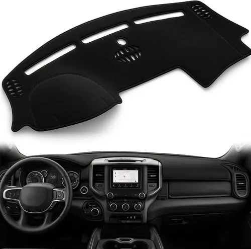 Vista 7 de Cubierta para tablero a medida para Dodge Ram 1500 2500 3500 1998 1999 2000 2001, cubierta para salpicadero, protector de tapete para salpicadero