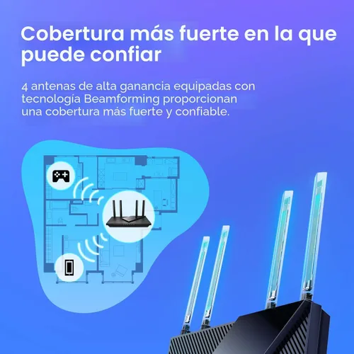 Vista 7 de TP-Link Router AX1800 WiFi 6 (Archer AX21) – Internet inalámbrico de banda dual, Gigabit, Easy Mesh, funciona con Alexa - Un Dispositivo Certificado