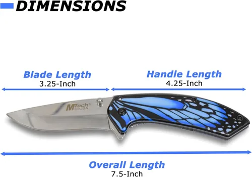 Vista 3 de MTech USA – Spring Assisted Folding Knife