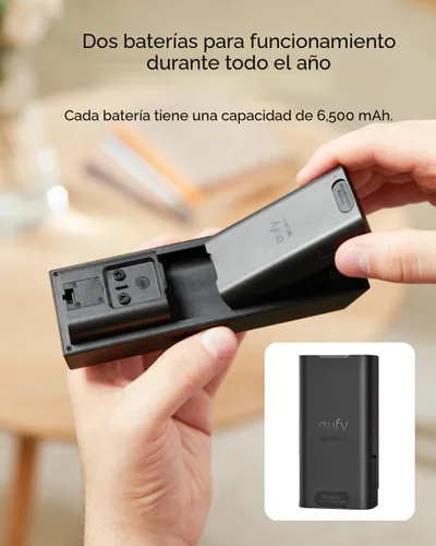 Vista 5 de eufy Security Timbre de video E340 (funciona con batería con respaldo adicional) con timbre, uso ininterrumpido con batería recargable, cámaras