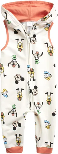 Vista 16 de Disney Mameluco de Mickey Mouse para bebé, 2 piezas, sin mangas, overol y camiseta (0-24 meses)