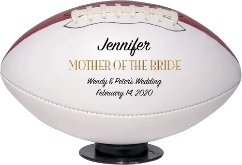 Vista 13 de Regalo personalizado de boda de fútbol, padrino de boda, padrino de boda, padrino, dama de honor, regalo de recuerdo de portador de anillos