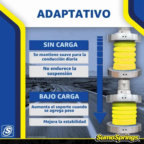 Vista 3 de SuperSprings SSR-209-54 Kit de muelles traseros