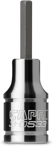 Vista 14 de Capri Tools 3-0531 2 mm Llave allen hexagonal, 1/4-pulgada de unidad, métrica