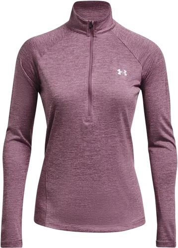 Vista 3 de Under Armour - Sudadera Tech de manga larga con cierre de media cremallera y efecto difuminado