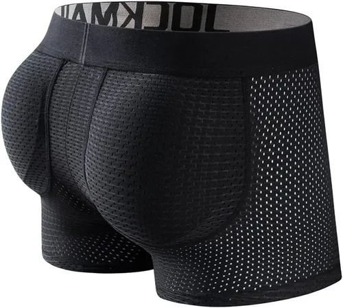 Vista 3 de JOCKMAIL Ropa interior acolchada de malla transpirable para hombre, boxeador acolchado para hombre