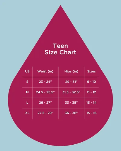 Vista 7 de saalt Bragas Menstruales para Adolescentes - Ropa Interior Menstrual a Prueba de Fugas para Chicas Adolescentes - Comodidad de Cobertura Completa