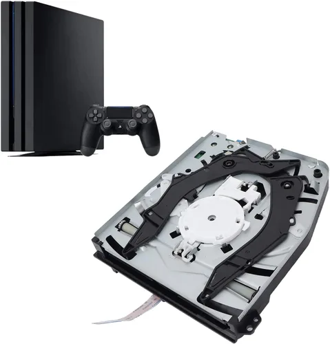 Vista 6 de Zyyini Unidad de disco portátil para reemplazo PS, pieza de reparación PS Slim -Ray DVD Disk Drive Module Recinto de repuesto para consola