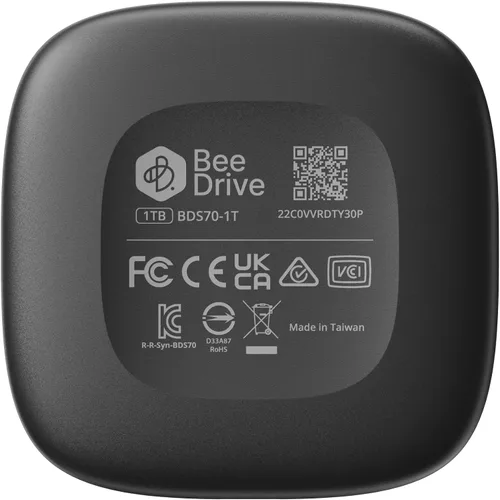 Vista 9 de Synology BeeDrive 1TB │ Copia de seguridad simultánea de archivos de Windows y fotos de iOS/Android │ Transfiere archivos de teléfono inteligente a