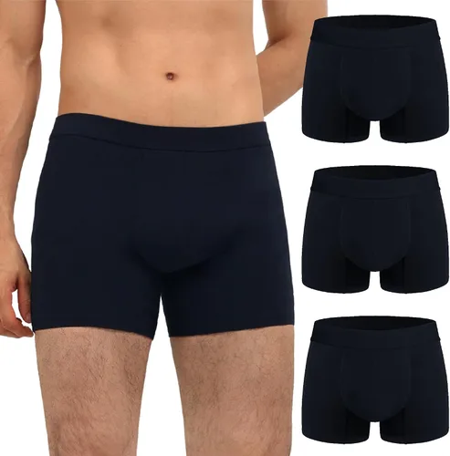 Vista 13 de Calzoncillos tipo bóxer para incontinencia para hombre, lavable, a prueba de fugas, absorbente, protección contra fugas urinarias, paquete de 3 3