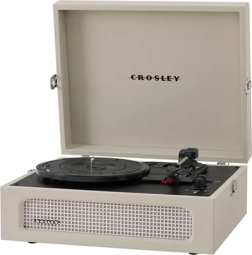 Vista 6 de Crosley CR8017B-DU Voyager Tocadiscos, Dune Duna