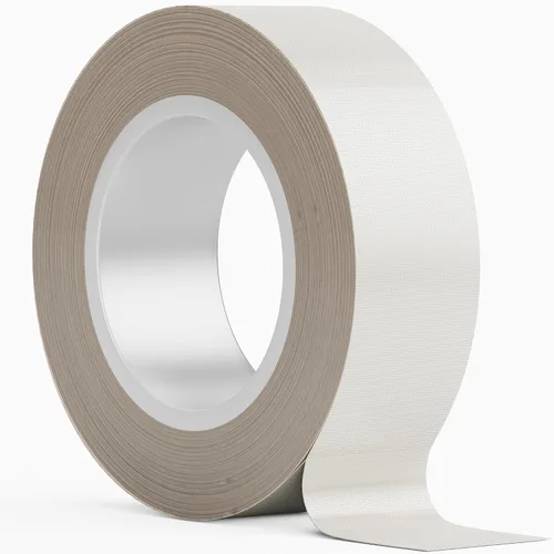 Vista 8 de Cinta de teflón, cinta de 1/2 pulgada x 10 metros x 0.18mm de baja fricción, cinta adhesiva resistente a altas temperaturas, resistente a la Marrón