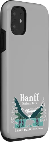 Vista 3 de Carcasa para iPhone 11, diseño de oso de Canadá