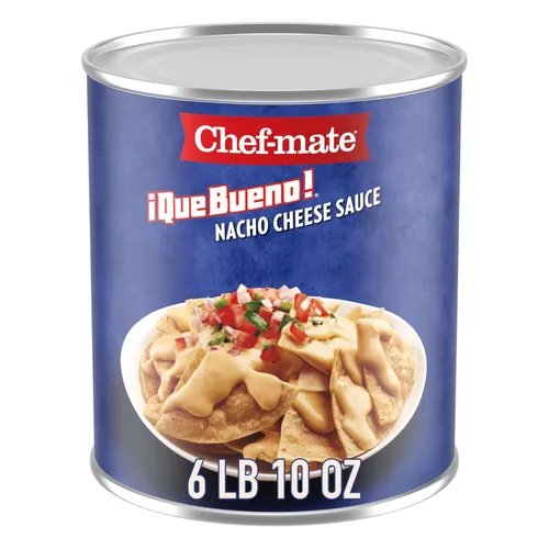 Vista 11 de Chef-mate Salsa básica de queso cheddar, comida enlatada para macarrones con queso, 6 libras 10 onzas (#10 lata a granel)