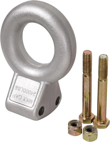 Vista 3 de 48660 Anillo de enganche de acero sin procesar con forma de lunette de 3 pulgadas de diámetro interior, 24,000 libras, requiere montaje en canal