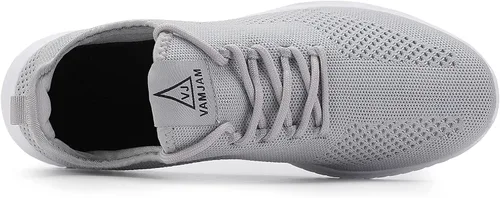 Vista 4 de VAMJAM Zapatos para correr para hombre ultraligeros transpirables zapatos para caminar antideslizantes atléticos zapatillas deportivas modernas