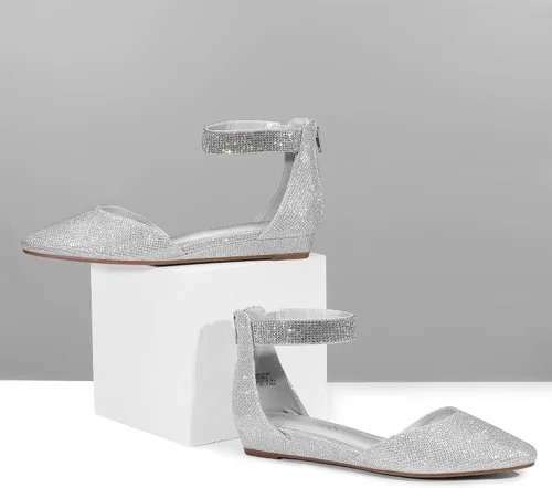 Vista 4 de Dream Pairs - Zapatos de plataforma baja con correa en el tobillo para mujer