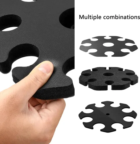 Vista 6 de Soporte universal para micrófono, bandeja antideslizante para soporte de micrófono, estudio y karaoke en casa