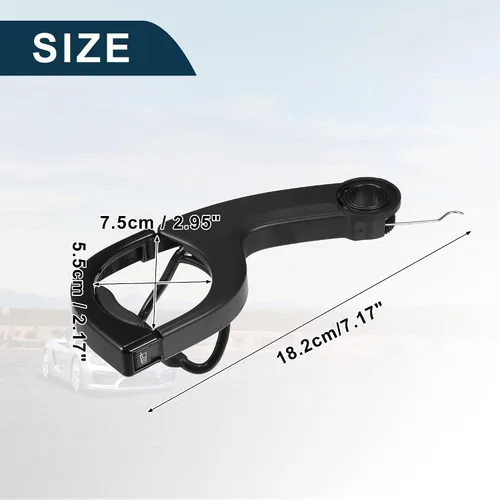 Vista 6 de Portavasos para Porsche Boxster Practical No.99155219401 Panel de instrumentos Soporte derecho para bebidas negro 1 uds