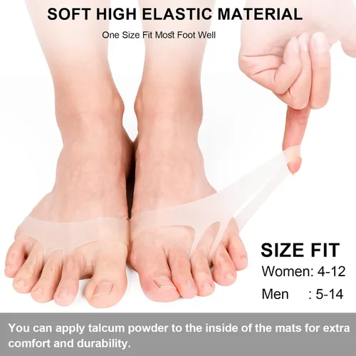 Vista 4 de Almohadillas metatarsianas para mujeres y hombres, paquete de 6 unidades, almohadillas de gel reutilizables para mujeres, tacones altos