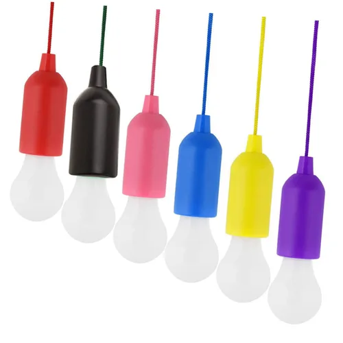 Vista 5 de VANZACK 4 unids bombillas LED tira cable luz LED tira de luz colgante bombilla LED tira de alambre cordón bombilla negro LED colgante luces