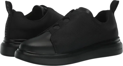 Vista 7 de Men's Laceless White Sole Elasticized Criss-Crossing Detail Sneaker