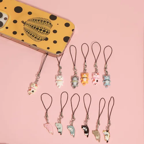 Vista 4 de Encanto para Teléfono Lindo Encanto para Teléfono para Llavero de Celular y Accesorios de Funda de Teléfono