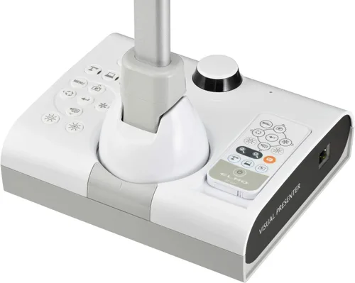 Vista 4 de Elmo Presentador visual STEM-CAM modelo 1379 TT-12W, cámara de documentos con zoom de 192x (12x óptico + 16x digital), sensor CMOS de 1/2.3