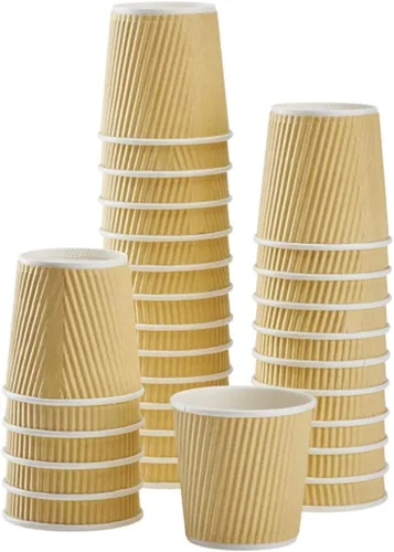 Vista 18 de Karat Taza de papel para café expreso de 4 oz, 1000 unidades, taza desechable para enjuague bucal, para bebidas calientes y frías, blanca (C-K504W)