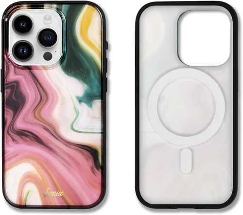 Vista 10 de Sonix Funda para iPhone 15 Pro Compatible con MagSafe Probada contra caídas de 10 pies Transparente